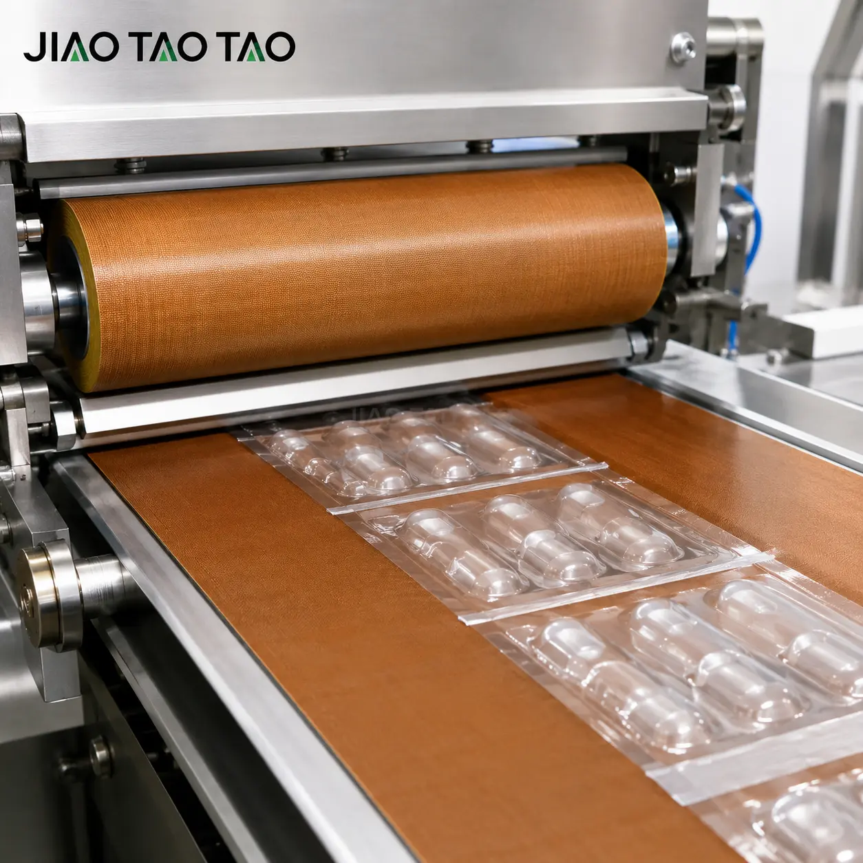 PTFE adhesive tape with release liner detail showcase for packaging and heat sealing industry